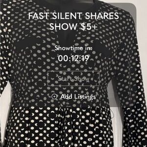 Polka Dot Black and White Dress